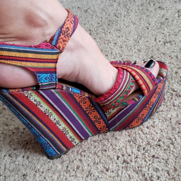 Bolaro by Summer Rio Shoes - Ladies Serape Heels